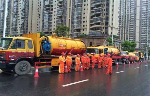 周矶办事处市政管道清淤